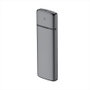 Aisens Caja Externa M.2 (NGFF) ASM2-002G SATA/NVMe a USB 3.2 Gen 2, Gris